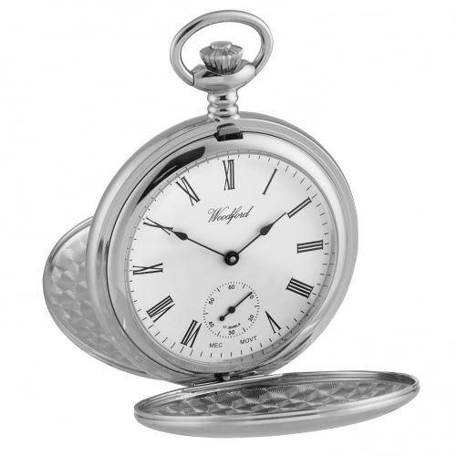 Woodford Pocket Watch Double Hunter Skeleton Movement W1094