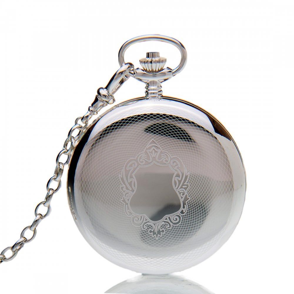 Sterling silver sale mechanical pocket watch