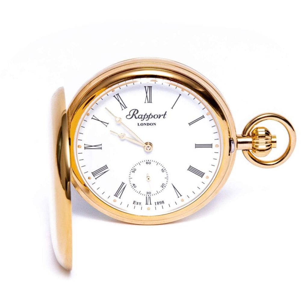 Full hunter mechanical online pocket watch