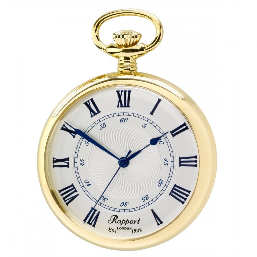 How do you best sale open a pocket watch