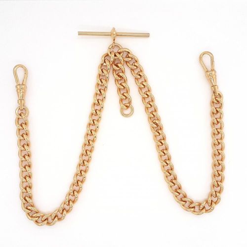 rolled gold albert chain