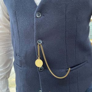 gold pocket watch with chain