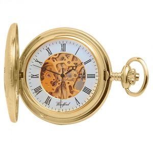 Pocket watch cheap with gears showing