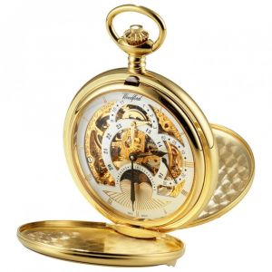 Dual time clearance zone pocket watch